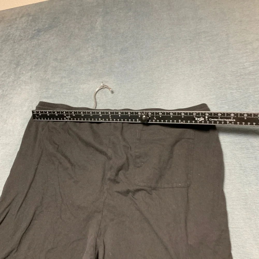 J.Crew Knit Goods Jogger Pants Mens Large Black Gym Slim Fit Drawstring Waist